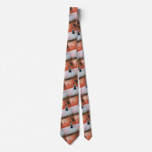 Oriental Sunset Painting by Alfred Fox Krawatte (Vorderseite)