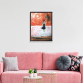 Oriental Sunset Painting by Alfred Fox Leinwanddruck (Insitu (Wohnzimmer))