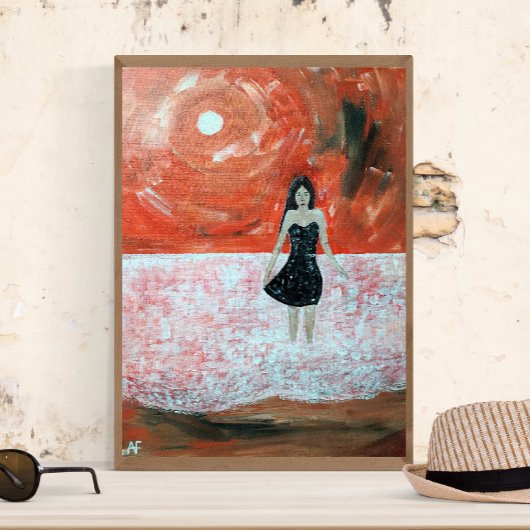 Oriental Sunset Painting by Alfred Fox Leinwanddruck