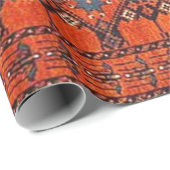 Oriental Türkisch Persisches Muster Geschenkpapier (Rolleneckpunkt)