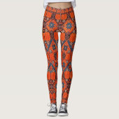 Oriental Türkisch Persisches Muster Leggings (Vorderseite)