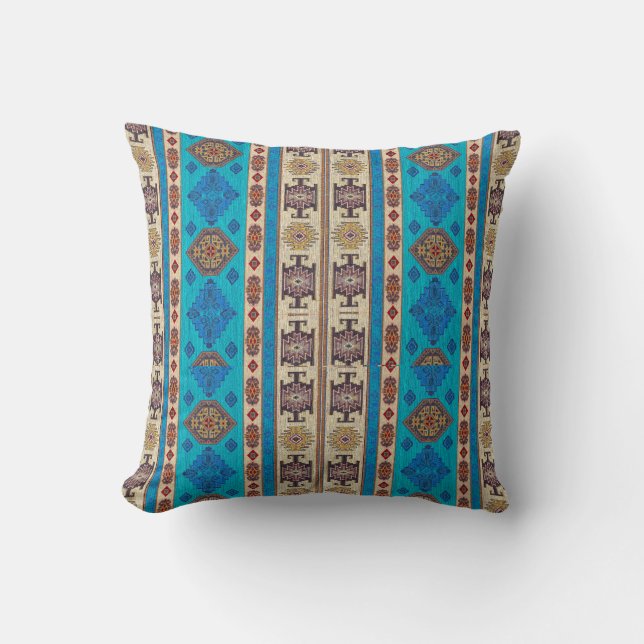 Oriental Türkisches Muster Pillow Kissen (Vorderseite)