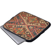 Oriental Turkish Kilim Rug Laptopschutzhülle (Vorne Knopf)