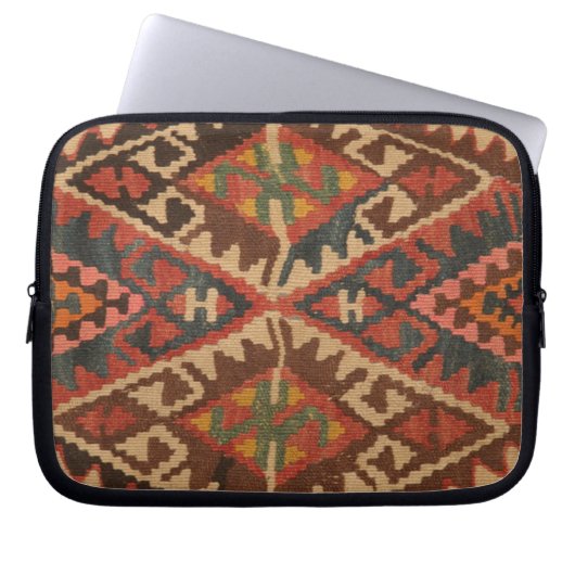 Oriental Turkish Kilim Rug Laptopschutzhülle (Vorderseite)