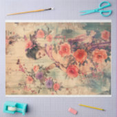 Oriental Vintag Geisha Wasserfarbe Seidenpapier (Basteln)