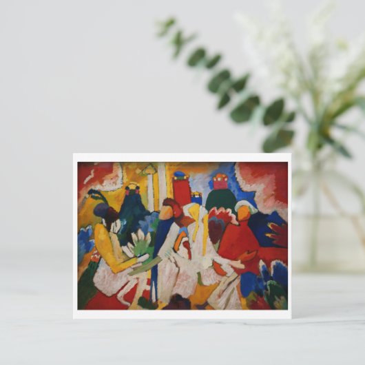 Oriental von Wassily Kandinsky Postkarte (Stehend Vorderseite)