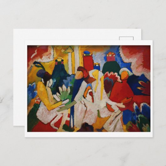Oriental von Wassily Kandinsky Postkarte (Vorne/Hinten)