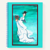 Oriental Woman Spiral Notebook Notizblock (Vorderseite)