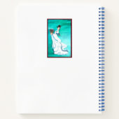 Oriental Woman Spiral Notebook Notizblock (Rückseite)