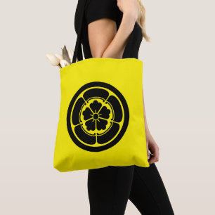 Oriental Yellow Black Oda Japan Mon Vector Art Tasche