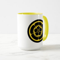 Oriental Yellow Black Oda Japan Orientalische Kuns