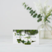 ©Oriental Zen Nature Fotografy Pond Lily Pads Visitenkarte (Stehend Vorderseite)