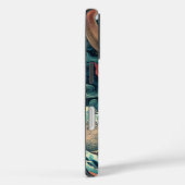 Orientale abstrakte Oni-Dämonen sehen Kanagawa-Wel Case-Mate iPhone Hülle (Rückseite / Rechts)