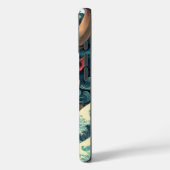 Orientale abstrakte Oni-Dämonen sehen Kanagawa-Wel Case-Mate iPhone Hülle (Rückseite / Links)