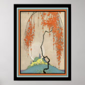 Orientale Art Deco Print 12 x 16 Poster (Vorne)