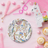 Orientale Bird Flora und Fauna Parco Civico-Ciani Pappteller (Party)