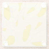 Orientale Blume Glasuntersetzer (Rückseite)