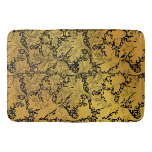Orientale Blume Golden Floral Badematte