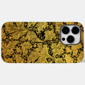 Orientale Blume Golden Floral Case-Mate iPhone Hülle (Rückseite (Horizontal))