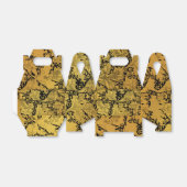 Orientale Blume Golden Floral Geschenkschachtel (Ungefaltet)