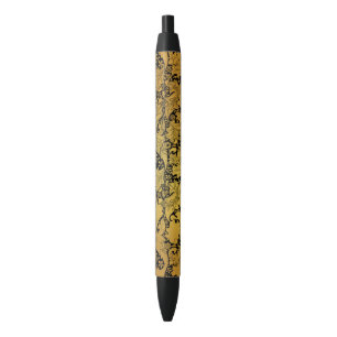 Orientale Blume Golden Floral Kugelschreiber
