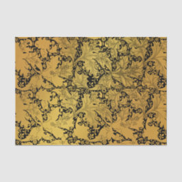 Orientale Blume Golden Floral Seidenpapier
