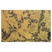 Orientale Blume Golden Floral Stoff (Fat Quarter (45,7 x 55,9 cm))
