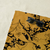 Orientale Blume Golden Floral Strandtuch (Beispiel)