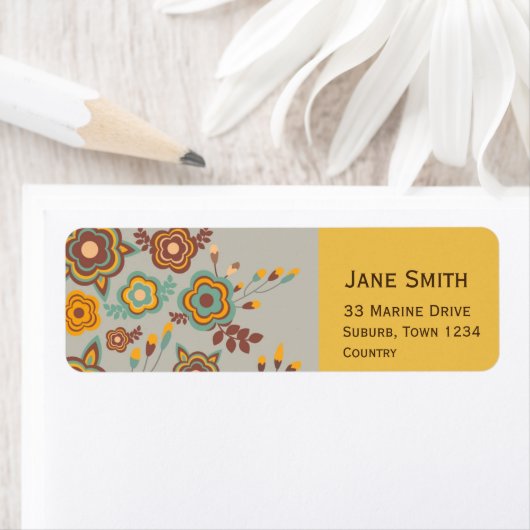 Orientale Blume niedlich Vintag (Insitu)