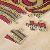 Orientale Dekoration: Abstrakte Schließung Puzzle (Seite)
