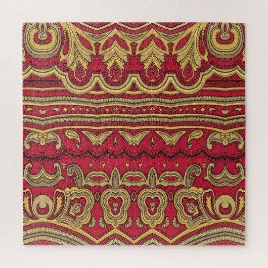 Orientale Dekoration: Abstrakte Schließung Puzzle (Vertikal)