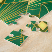Orientale Eleganz: Art Deco Wallpaper Puzzle (Seite)