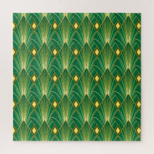 Orientale Eleganz: Art Deco Wallpaper Puzzle