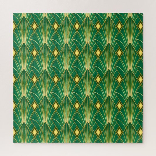 Orientale Eleganz: Art Deco Wallpaper Puzzle (Vertikal)
