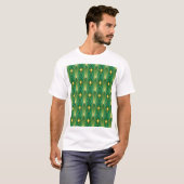 Orientale Eleganz: Art Deco Wallpaper T-Shirt (Vorne ganz)
