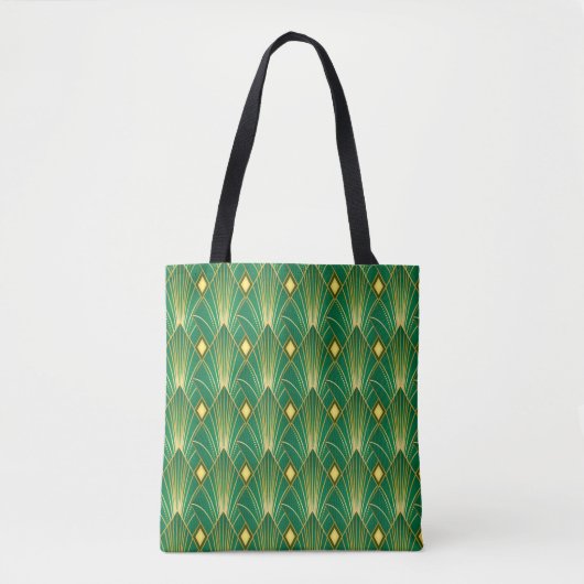 Orientale Eleganz: Art Deco Wallpaper Tasche (Vorderseite)