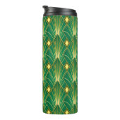 Orientale Eleganz: Art Deco Wallpaper Thermosbecher (Nach rechts gedreht)