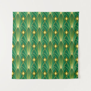 Orientale Eleganz: Art Deco Wallpaper Wandteppich