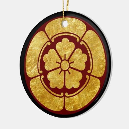 Orientale Imitats Rotes Schwarzes Meer Keramik Ornament (Links)