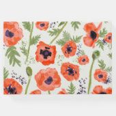 Orientale Mohnblumen Blume Urlaub Vermietung Gästebuch (Rückseite)