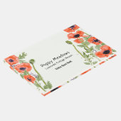 Orientale Mohnblumen Blume Urlaub Vermietung Gästebuch (Ecke)