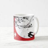 Orientale-Schwalben in der Mondschein-Tasse Kaffeetasse (VorderseiteRechts)