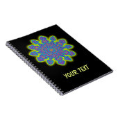 Orientale Snowflake Blume I + Ihr Backg. Ideen Notizblock (Rechte Seite)