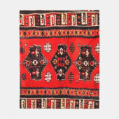 Orientale Stammesmuster Fleecedecke (Vorderseite)