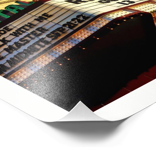 Orientale Theateransicht Fotodruck (Ecke)