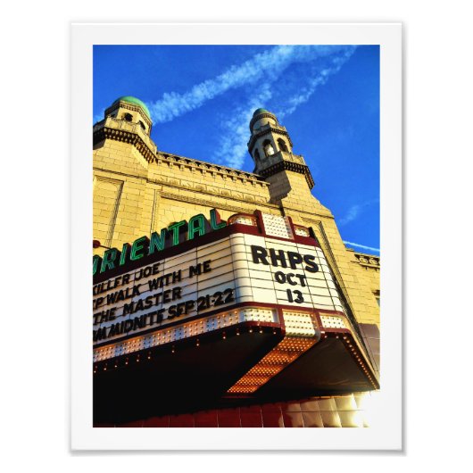 Orientale Theateransicht Fotodruck (Vorne)