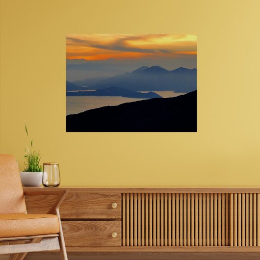 Orientaler Abend Gerahmter Druck Poster (Wohnzimmer 2)