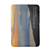 Orientaler Abend Mist Bath Mat Badematte (Vorderseite Vertikal)