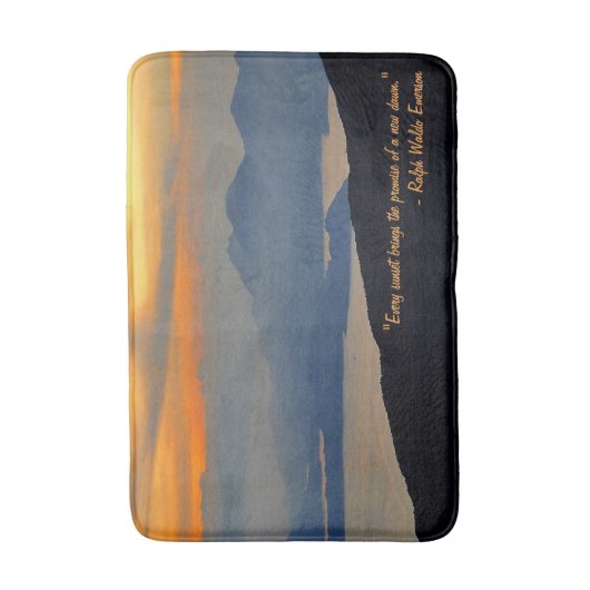 Orientaler Abend Mist Bath Mat Badematte (Vorderseite Vertikal)