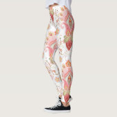 Orientaler Flair: Damask Peacock Paisley Leggings (Links)